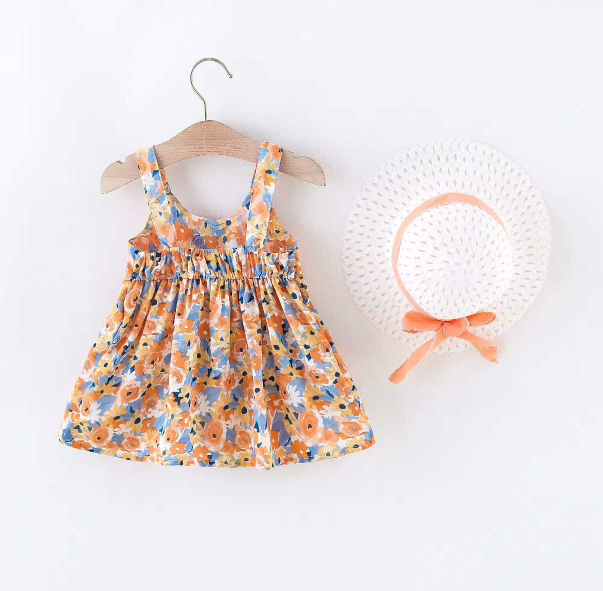 Sunny Dot Dress With Hat