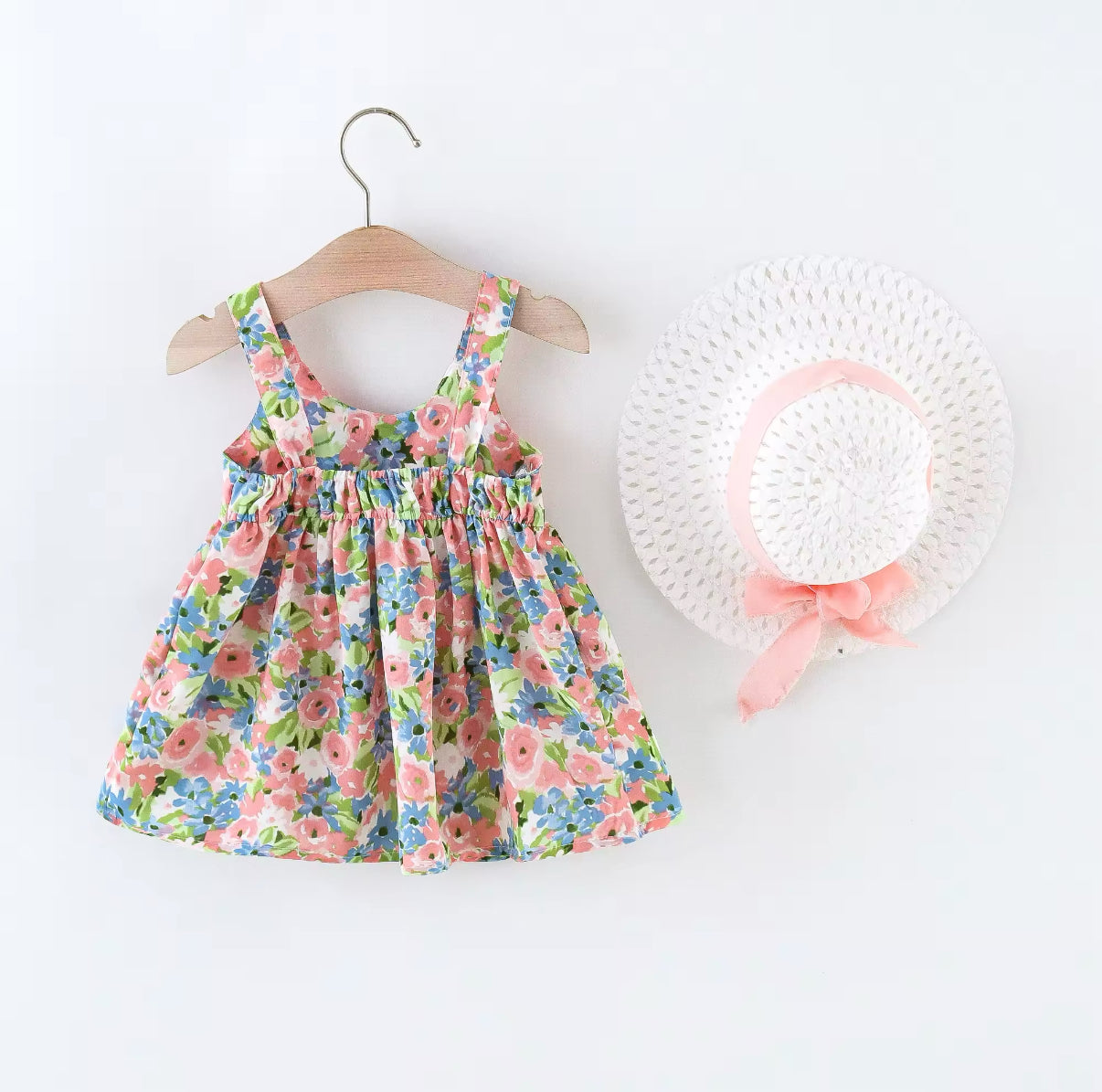 Sunny Dot Dress With Hat