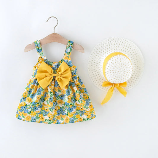 Sunny Dot Dress With Hat